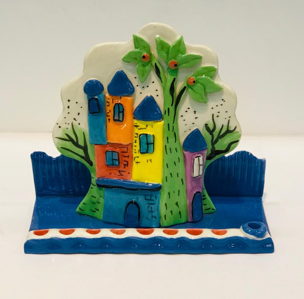 Jerusalem Menorah by Inna